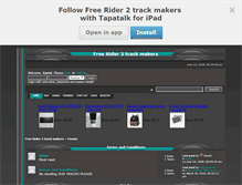 Tablet Screenshot of freerider2.mysmf.com